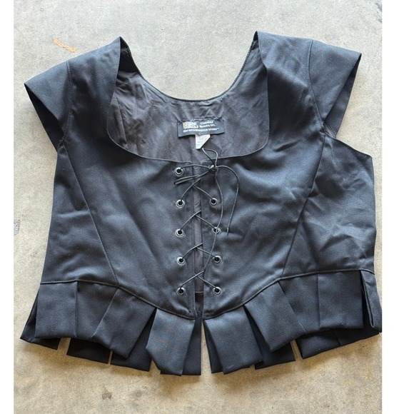 Chivalry Sports Other - Chivalry Sports Renaissance Corset Bodice Black Lace Up Peplum Ren Faire 3X